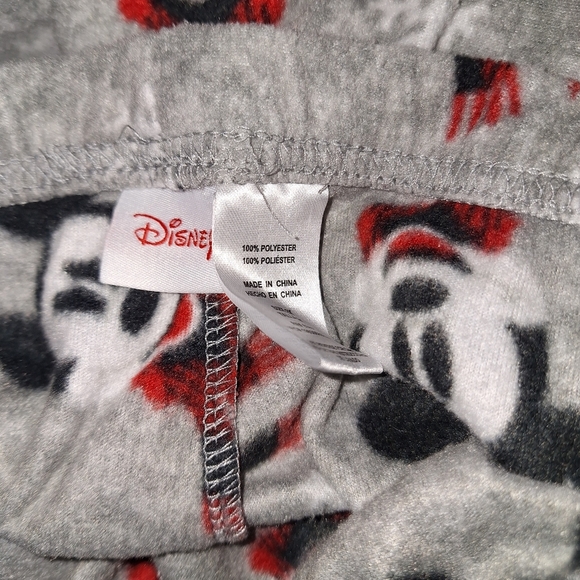 Mickey Mouse with Scarf Winter Fleece Pajama Pants - Picture 4 of 4